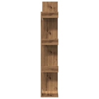 Produktbild för Bokhylla artisan ek 48x25,5x140 cm konstruerat trä