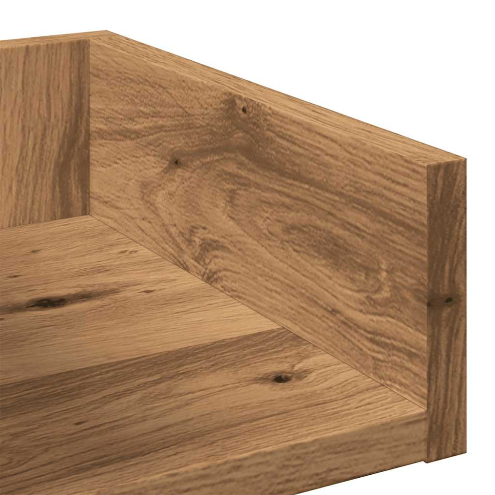 Produktbild för Bokhylla artisan ek 48x25,5x140 cm konstruerat trä
