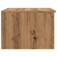 Produktbild för Soffbord ek 50x50x36 cm konstruerat trä