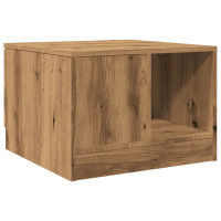 Produktbild för Soffbord ek 50x50x36 cm konstruerat trä