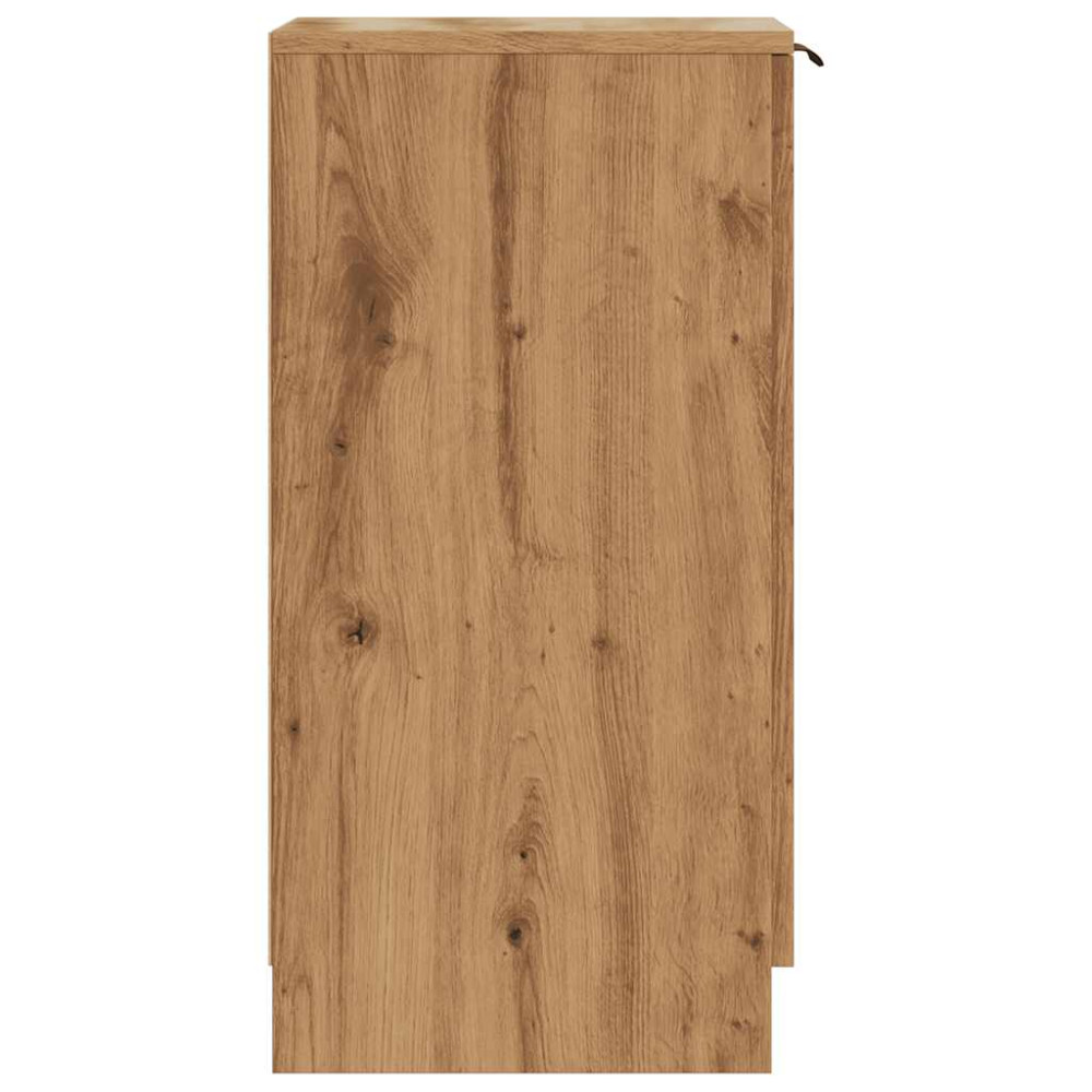 Produktbild för Skoskåp artisan ek 29,5x35x70 cm konstruerat trä