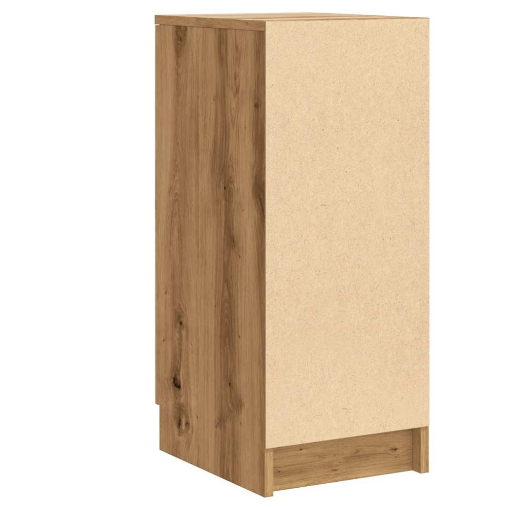 Produktbild för Skoskåp artisan ek 29,5x35x70 cm konstruerat trä