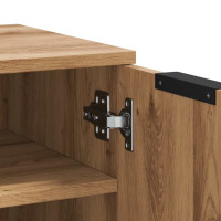 Produktbild för Skoskåp artisan ek 29,5x35x70 cm konstruerat trä