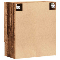Produktbild för Väggskåp åldrat trä 60x31x70 cm konstruerat trä