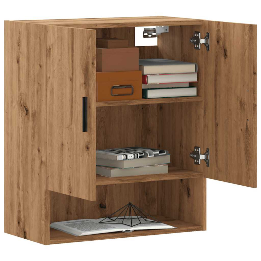 Produktbild för Väggskåp artisan ek 60x31x70 cm konstruerat trä