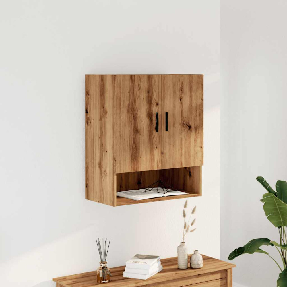 Produktbild för Väggskåp artisan ek 60x31x70 cm konstruerat trä