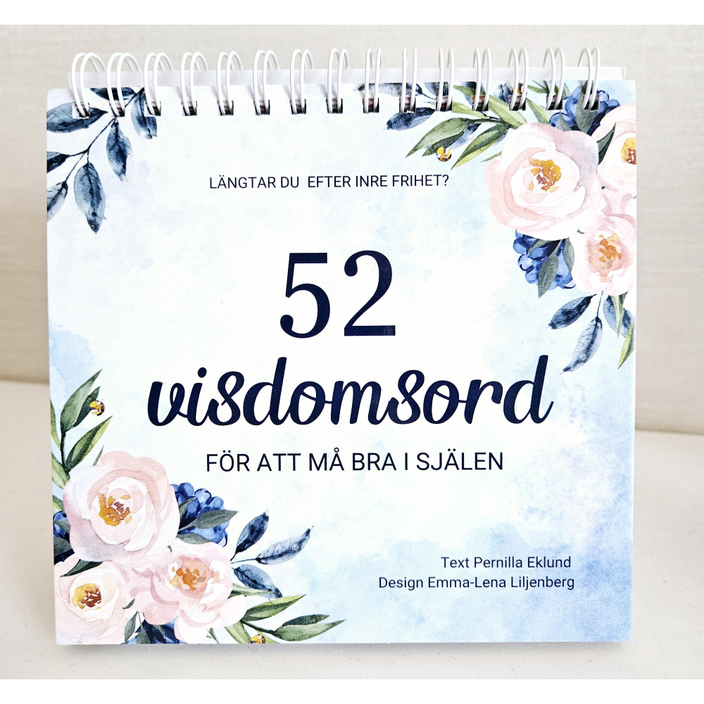 Produktbild för Bordskalender 52 veckor - visdomsord (bok, spiral)