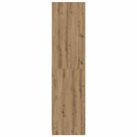 Produktbild för Garderob ek 50x50x200 cm konstruerat trä