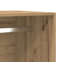 Produktbild för Garderob ek 50x50x200 cm konstruerat trä