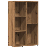 Produktbild för Bokhylla artisan ek 50x25x80 cm konstruerat trä