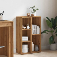 Produktbild för Bokhylla artisan ek 50x25x80 cm konstruerat trä