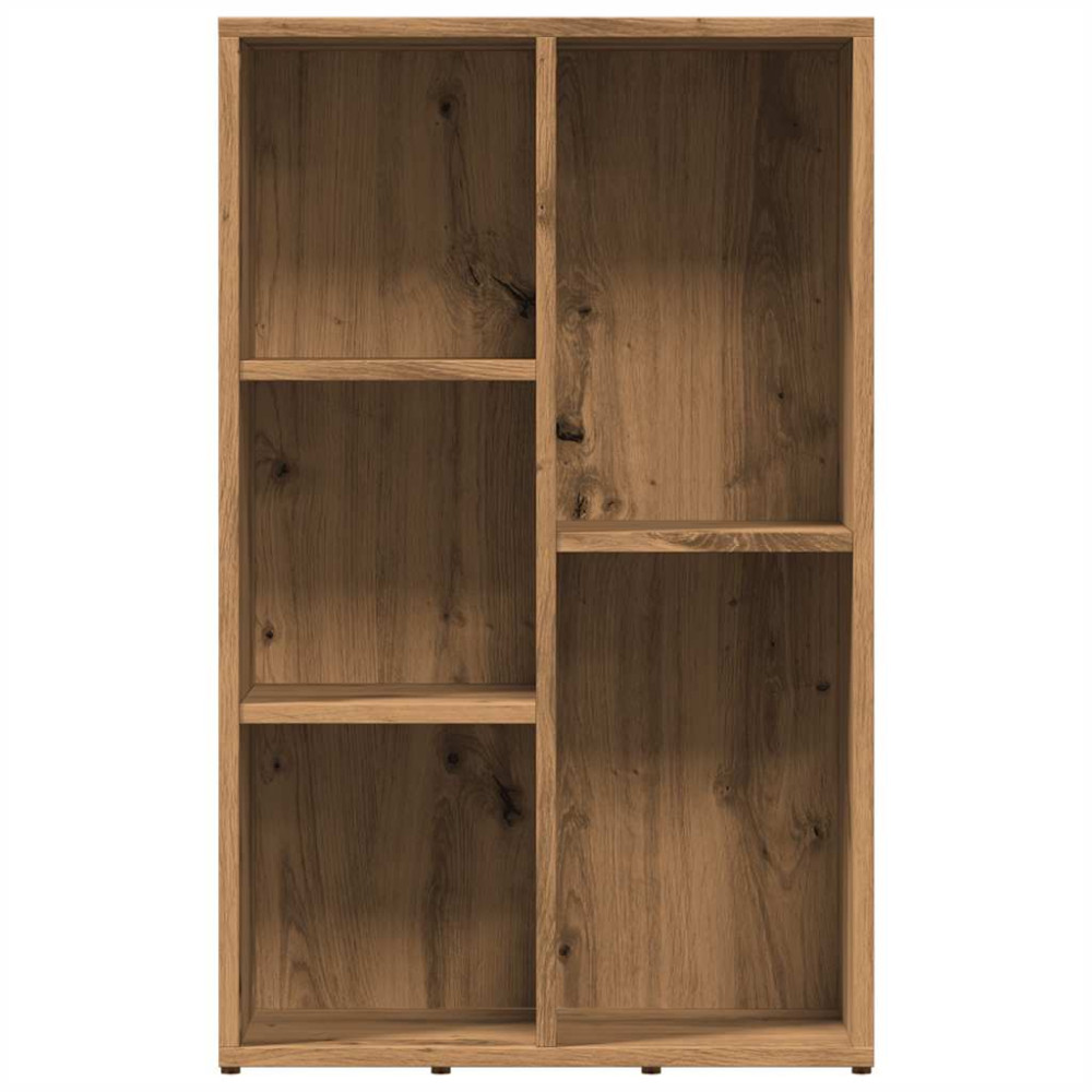 Produktbild för Bokhylla artisan ek 50x25x80 cm konstruerat trä