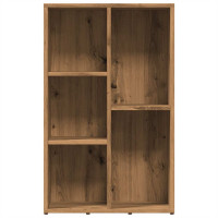 Produktbild för Bokhylla artisan ek 50x25x80 cm konstruerat trä
