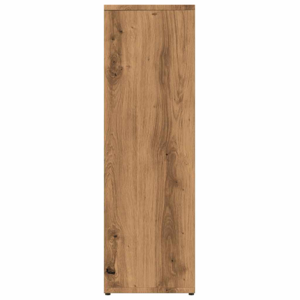 Produktbild för Bokhylla artisan ek 50x25x80 cm konstruerat trä
