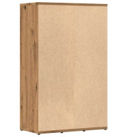 Produktbild för Bokhylla artisan ek 50x25x80 cm konstruerat trä