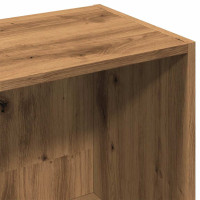 Produktbild för Bokhylla artisan ek 50x25x80 cm konstruerat trä