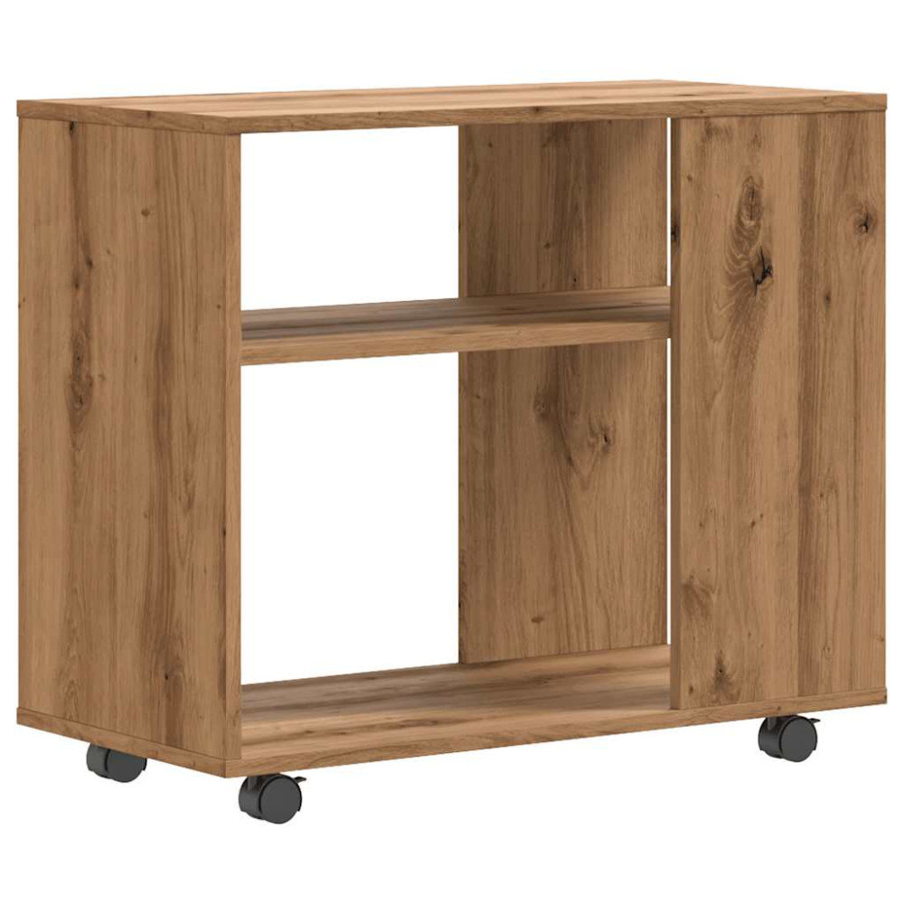 Produktbild för Sidobord artisan ek 70x35x55 cm konstruerat trä