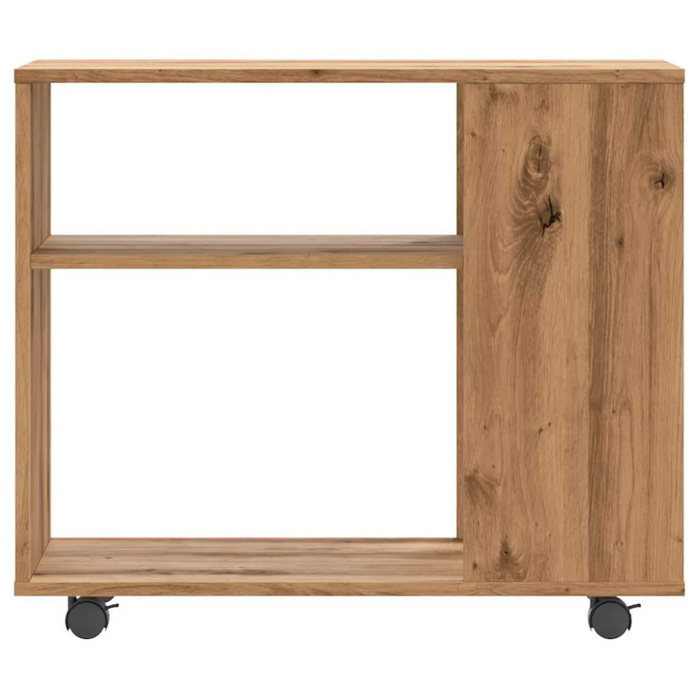 Produktbild för Sidobord artisan ek 70x35x55 cm konstruerat trä