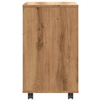 Produktbild för Sidobord artisan ek 70x35x55 cm konstruerat trä