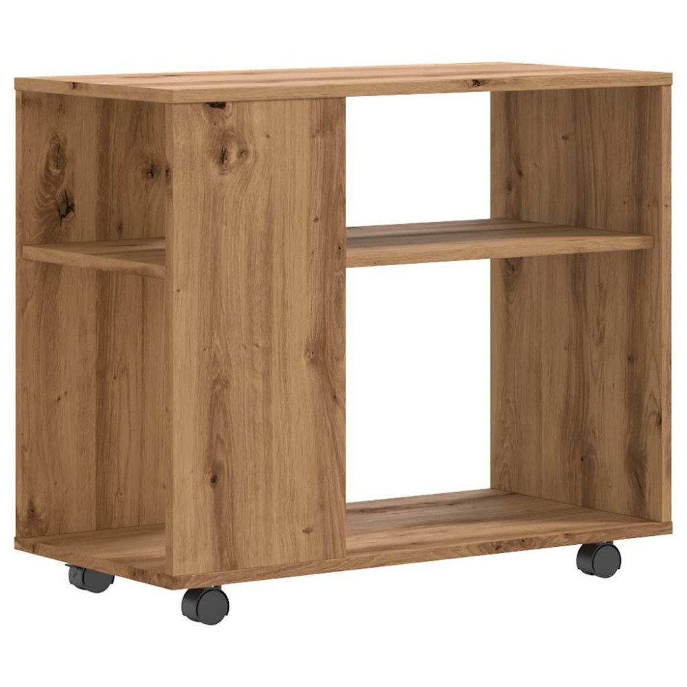 Produktbild för Sidobord artisan ek 70x35x55 cm konstruerat trä