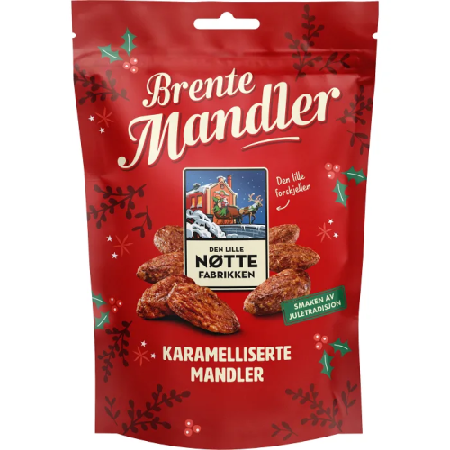 NØTTEFABRIKKEN Brända Mandlar 160 g