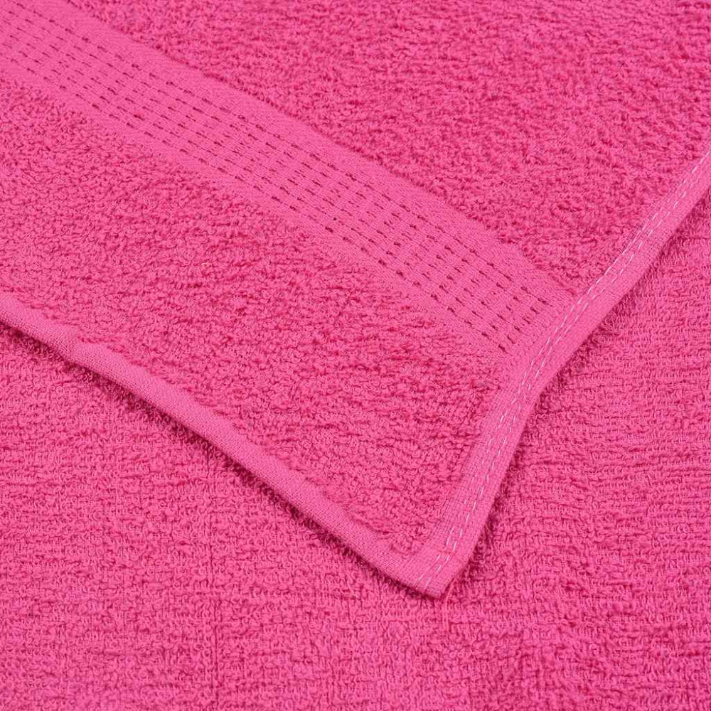 Produktbild för Bastuhanddukar FROGN 10 st rosa 80x200 cm 360 gsm