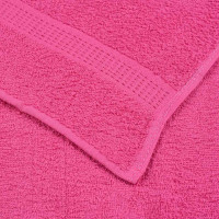 Produktbild för Bastuhanddukar FROGN 10 st rosa 80x200 cm 360 gsm