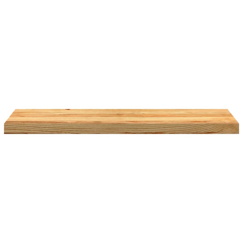 Produktbild för Trappstegsmattor 4 pcs ljusbrun 90x30x2 cm massiv ek