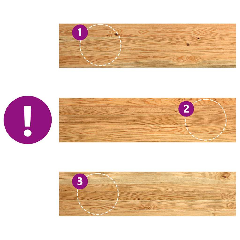 Produktbild för Trappstegsmattor 4 pcs ljusbrun 100x30x2 cm massiv ek