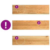 Produktbild för Trappstegsmattor 4 pcs ljusbrun 100x30x2 cm massiv ek
