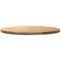 Produktbild för Bordsskiva 100x50x4 cm massiv ek oval