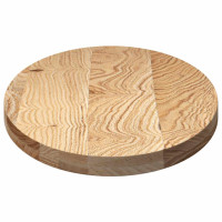 Produktbild för Bordsskiva 100x50x4 cm massiv ek oval