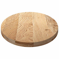 Produktbild för Bordsskiva 120x60x4 cm massiv ek oval