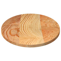 Produktbild för Bordsskiva ljusbrun 100x50x2 cm massiv ek oval