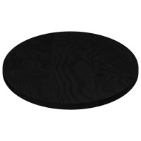 Produktbild för Bordsskiva mörkbrun 100x50x2 cm massiv ek oval