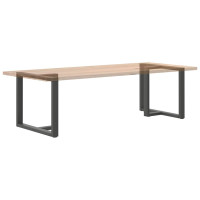 Produktbild för Matbordsben T-formad 2 st antracit 100x35x(72-73) cm stål