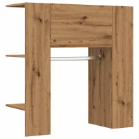 Produktbild för Hallskåp artisan ek 97,5x37x99 cm konstruerat trä