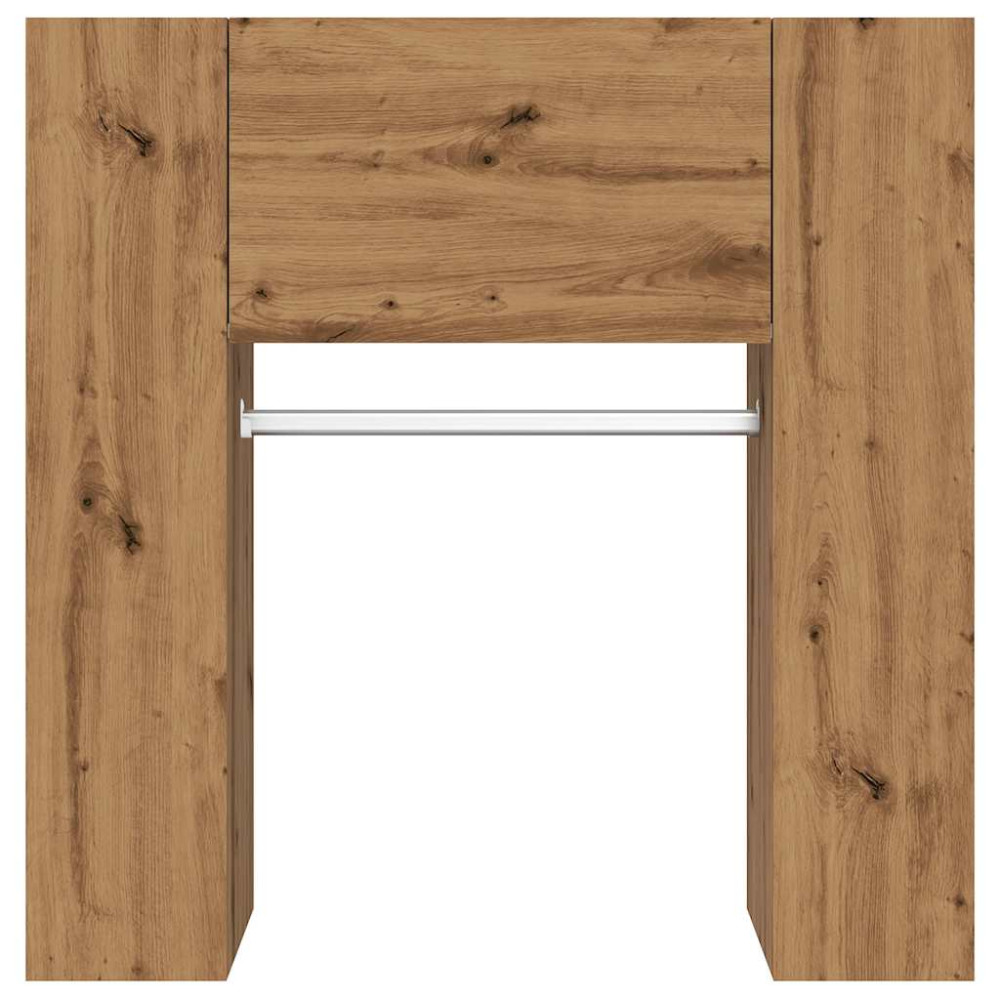 Produktbild för Hallskåp artisan ek 97,5x37x99 cm konstruerat trä