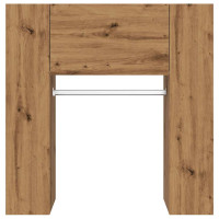 Produktbild för Hallskåp artisan ek 97,5x37x99 cm konstruerat trä