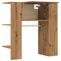 Produktbild för Hallskåp artisan ek 97,5x37x99 cm konstruerat trä