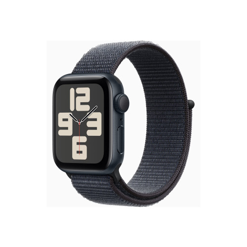 Apple Apple Watch SE (GPS) 2a generation - midnattsaluminium - smart klocka med sportögla - bläck - 32 GB