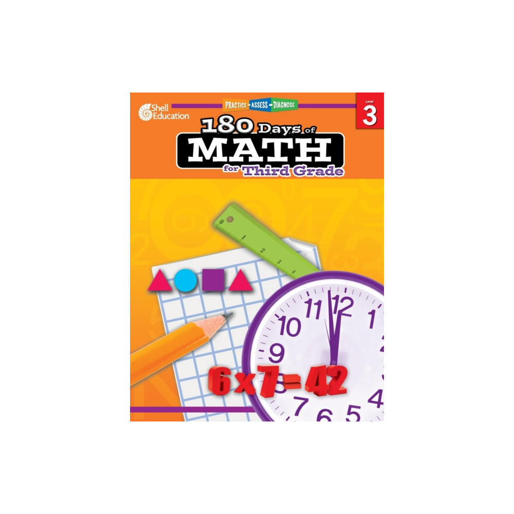 Produktbild för 180 Days™: Math for Third Grade (häftad, eng)
