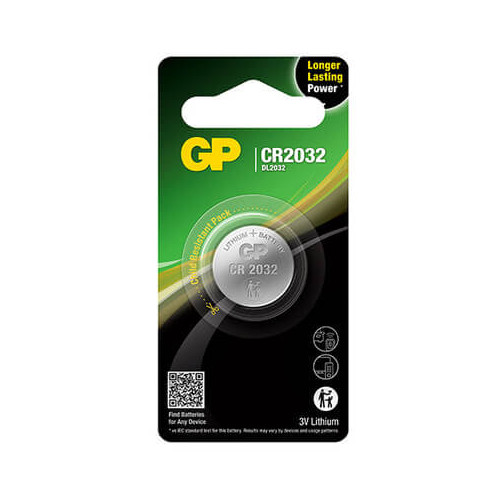 GP Lithium Coin Cell CR2032 1-pack