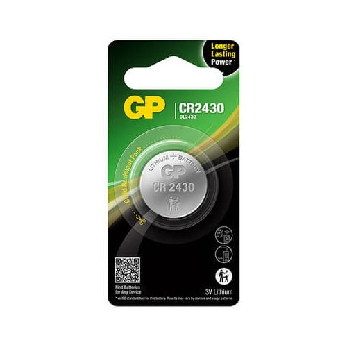 GP Lithium Coin Cell CR2430 1-pack