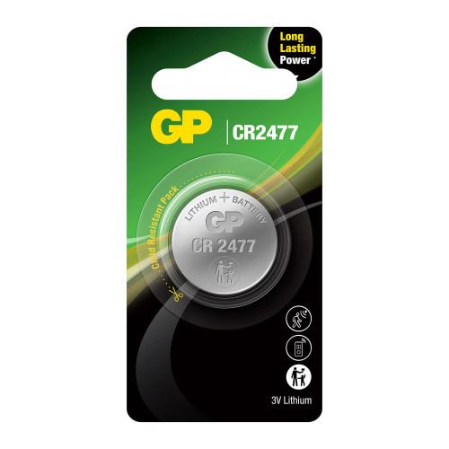 GP Lithium Coin Cell CR2477 1-pack