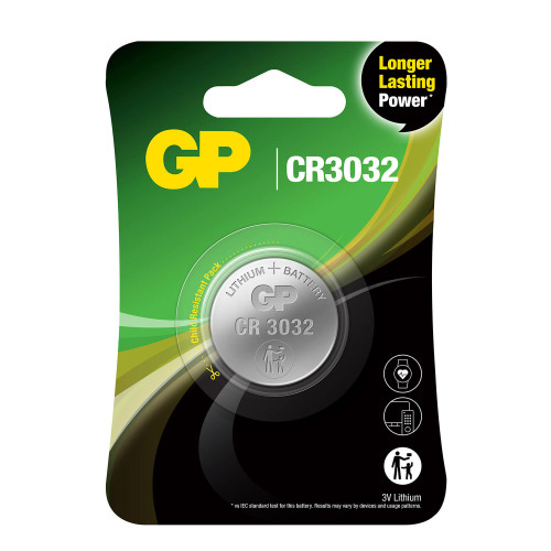 GP Lithium Coin Cell CR3032 1-pack