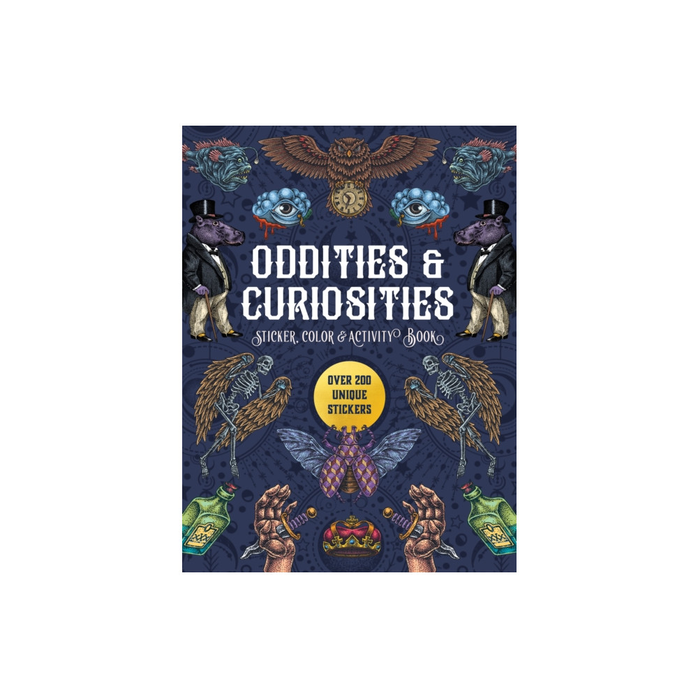 Produktbild för Oddities & Curiosities Sticker, Color & Activity Book (häftad, eng)