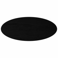 Produktbild för Bordsskiva mörkbrun 140x60x4 cm massiv ek oval