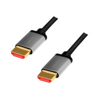 Produktbild för LogiLink HDMI-kabel med Ethernet - 2 m