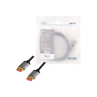 Produktbild för LogiLink HDMI-kabel med Ethernet - 2 m